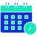 Calendar clock  Icon