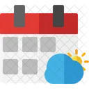 Calendar cloudy  Icon
