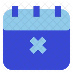 Calendar cross  Icon