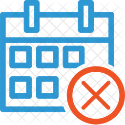 Calendar delete  Icon