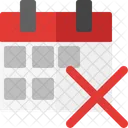 Calendar delete  Icon