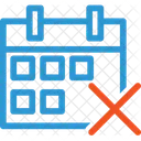 Calendar delete  Icon