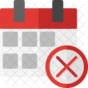 Calendar denied  Icon