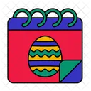 Easter Calendar Spring Icon