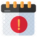 Calendar Error  Icon