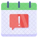 Calendar Error  Icon