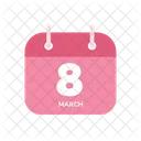 March Calendar 8 Icon