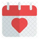 Calendar heart  Icon