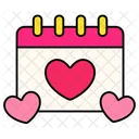 Calendar Heart Calendar Love Icon