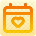 Calendar-heart  Icon