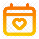 Calendar Heart Icon