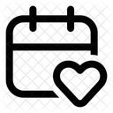 Calendar-heart  Icon