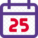 Calendar Holiday 25 Date Date Icon