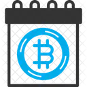 Calendar Bitcoin Calendar Crypto Calendar Icon