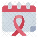 Calendar Cancer Awareness Icon