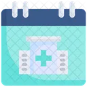 Calendar Check Up Hospital Icon