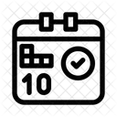 Calendar Checkmark Schedule Icon