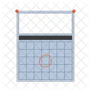 Calendar Date Circled Icon
