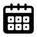 Calendar Interface Web Icon