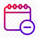 Calendar Delete Cancel Event Icon