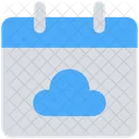 Weather Cloud Calendar Icon