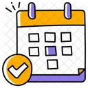 Illustration Schedule Reminder Icon