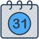 Happy New Year Calendar Icon