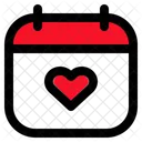 Calendar Love Schedule Icon