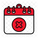 Calendar Remove Cancel Event Icon