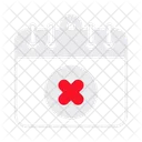 Calendar Remove Cancel Event Icon