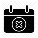 Calendar Remove Cancel Event Icon