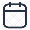 Calendar Interface Outline Icon