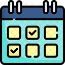 Calendar Schedule Number Icon