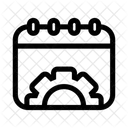 Calendar Setting Schedule Icon