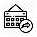 Calendar Share Schedule Icon