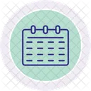 Calendar Line Icon Icon