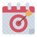 Calendar Target Date Icon