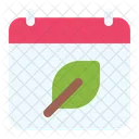 Calendar Time And Date Autumn Icon