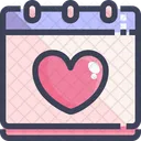 Calendar Valentine Day Month Icon