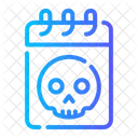 Calendar November Day Of The Dead Icon