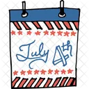Calendar Date American Icon