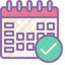 Calendar Date Schedule Icon