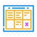 Calendar Task Planning Icon