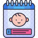 Calendar Baby Born Date Symbol