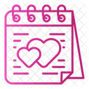 Calendar Love Valentine Icon