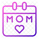 Calendar Mother Mother Day Icon