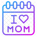 Calendar Mother Mother Day Icon