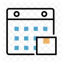 Calendar Parcel Shipping Icon