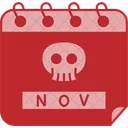 Calendar Dual Tone Calendar Mexico Icon