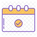 Approved Calendar Check Icon